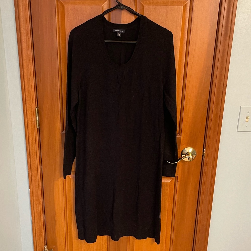 Land’s End long sleeve sweater dress.